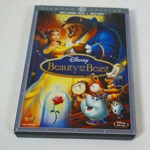Beauty & the Beast Disney DVD + Blu-Ray